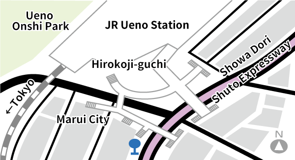 Ueno Station-mae (Ueno Station Hirokoji-guchi)
