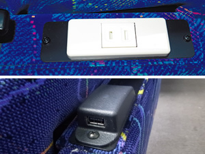 充电插座或USB